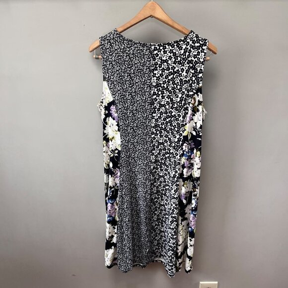 J. Jill Wearever Collection Print A-line Sleeveless Multi-Print Dress - MP - Picture 6 of 6